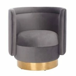 Brynlee Swivel Accent Chair - Safavieh Slate Gray/gold 19 Brynlee Swivel Accent Chair - Safavieh Slate Gray/gold -Living Room Chairs store unnamed file 9760