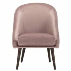 Modern Barrel Accent Chair - WOVENBYRD Gray Velvet -Living Room Chairs store unnamed file 9772
