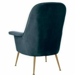 Aimee Velvet Arm Chair - Navy - Safavieh 13 Aimee Velvet Arm Chair - Navy - Safavieh -Living Room Chairs store unnamed file 978