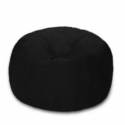 6' Huge Bean Bag Chair with Memory Foam Filling and Washable Cover - Relax Sacks Brown