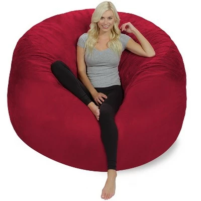 6' Huge Bean Bag Chair with Memory Foam Filling and Washable Cover - Relax Sacks Brown 11 6' Huge Bean Bag Chair with Memory Foam Filling and Washable Cover - Relax Sacks Brown - Image 10