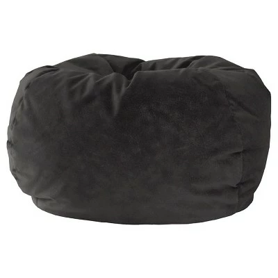 Gold Medal Bean Bags Micro-Fiber Suede Bean Bag Chair - Gold Medal Black 3 Gold Medal Bean Bags Micro-Fiber Suede Bean Bag Chair - Gold Medal Black