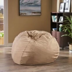 4.5" Rothrock Bean Bag - Christopher Knight Home Charcoal