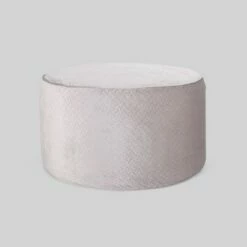 4' Arnside Glam Velvet Quilt Pattern Beanbag - Christopher Knight Home Charcoal -Living Room Chairs store unnamed file 9874