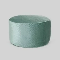 4' Arnside Glam Velvet Quilt Pattern Beanbag - Christopher Knight Home Charcoal -Living Room Chairs store unnamed file 9879