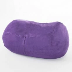 4' Skylar Bean Bag Chair Faux Leather - Christopher Knight Home Violet -Living Room Chairs store unnamed file 9885