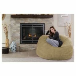 5' Large Bean Bag Chair with Memory Foam Filling and Washable Cover - Relax Sacks Charcoal 22 5' Large Bean Bag Chair with Memory Foam Filling and Washable Cover - Relax Sacks Charcoal -Living Room Chairs store unnamed file 9890