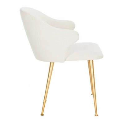 Edmond Arm Chair Cream - Safavieh 5 Edmond Arm Chair Cream - Safavieh - Image 3