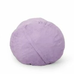 8' Liberty Modern Microfiber Pastel Bean Bag - Christopher Knight Home Lavender -Living Room Chairs store unnamed file 9929