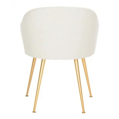 Edmond Arm Chair Cream - Safavieh 6 Edmond Arm Chair Cream - Safavieh - Image 4
