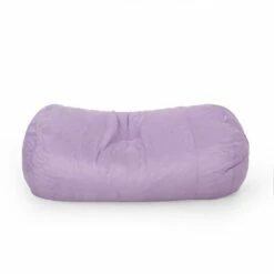 8' Liberty Modern Microfiber Pastel Bean Bag - Christopher Knight Home Lavender -Living Room Chairs store unnamed file 9934
