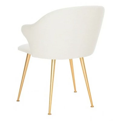 Edmond Arm Chair Cream - Safavieh 7 Edmond Arm Chair Cream - Safavieh - Image 5