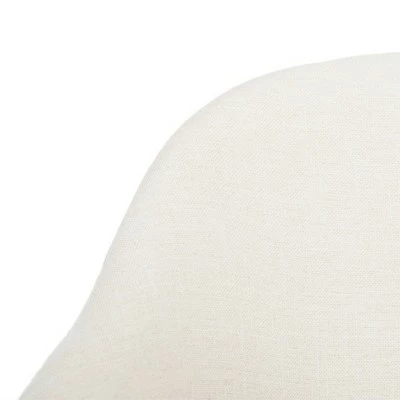 Edmond Arm Chair Cream - Safavieh 8 Edmond Arm Chair Cream - Safavieh - Image 6