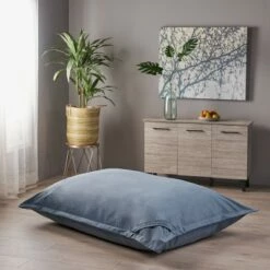 Carmelita Lounger Bean Bag - Christopher Knight Home Beige