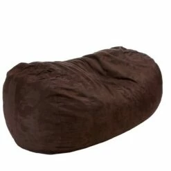 8' Larson Faux Suede Lounger Beanbag - Christopher Knight Home Charcoal -Living Room Chairs store unnamed file 9983